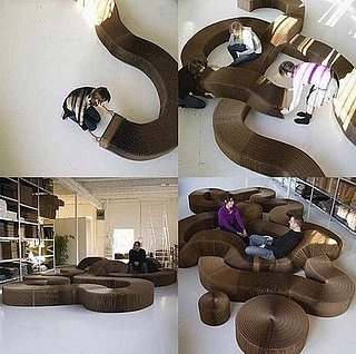 Weird Furniture: Kraft Paper Softseating